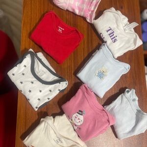 Carter's Red and Pink Bodysuits for Everyday Wear